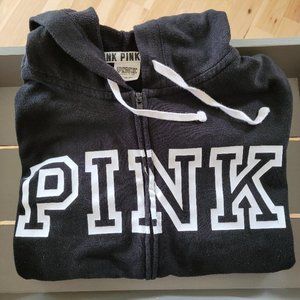 Victoria Secret Pink Women's Hooded Sweatshirt Blk